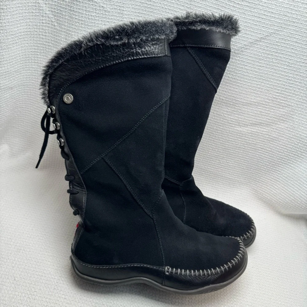 The North Face Janey Black Suede Boots, Women’s Size 6